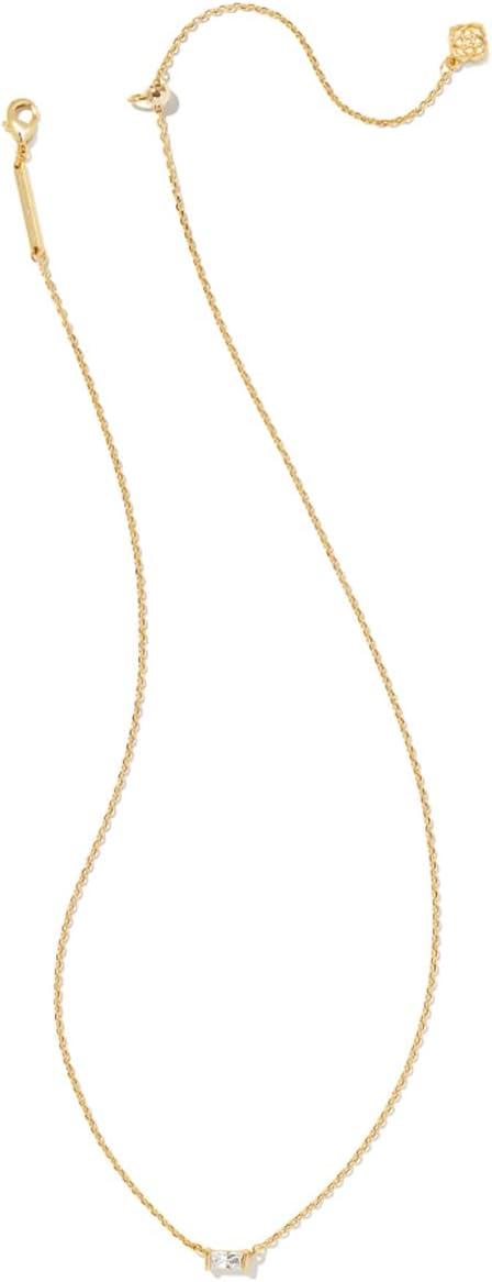 imageKendra Scott Juliette Necklace Fashion Jewelry for WomenGOLD  WHITE CRYSTAL