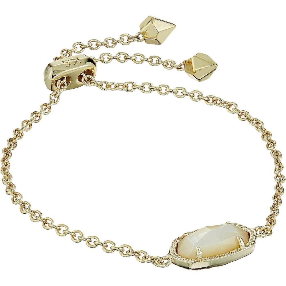 imageKendra Scott Elaina Adjustable Chain Bracelet for Women Fashion Jewelry GoldPlatedJuneGoldIvory MotherOfPearl