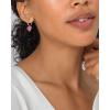 Kendra Scott Ari Heart Huggie Earrings for Women, Fashion Jewelry(GOLD – IRIDESCENT DICHROIC GLASS)