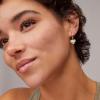 Kendra Scott Ari Heart Huggie Earrings for Women, Fashion Jewelry(GOLD – WATERCOLOR PEARLIZED CLEAR GLASS)