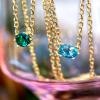 Kendra Scott Cailin Pendant Necklace, Fashion Jewelry for Women(GOLD – GREEN CRYSTAL)