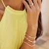 Kendra Scott Courtney Paperclip Bracelet, Fashion Jewelry for Women(GOLD)