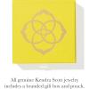 Kendra Scott Lee Drop Earrings for Women(RHODIUM – IRIDESCENT DICHROIC GLASS)