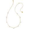 Kendra Scott Leighton 14k Gold-Plated Pearl Strand Necklace in White Pearl, Fashion Jewelry for Women
