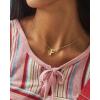 Kendra Scott Letters A-Z Pendant Necklace for Women, Fashion Jewelry, 14k Gold-Plated Brass(Letter F)