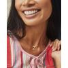 Kendra Scott Letters A-Z Pendant Necklace for Women, Fashion Jewelry, 14k Gold-Plated Brass(Letter Z)