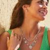 Kendra Scott Mikki Pave Huggie Earrings, Fashion Jewelry For Women(RHODIUM)