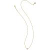Kendra Scott Mini Ari Heart Satellite Necklace, Fashion Jewelry for Women(GOLD – BUBBLEGUM PINK OPAL)