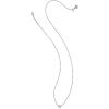 Kendra Scott Mini Ari Heart Satellite Necklace, Fashion Jewelry for Women(RHODIUM – IVORY MOTHER OF PEARL)
