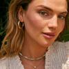 Kendra Scott Mini Elisa 14k Gold-Plated Satellite Short Pendant Necklace, Fashion Jewelry for Women(GOLD – DICHROIC GLASS)