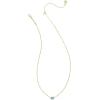 Kendra Scott Mini Elisa 14k Gold-Plated Satellite Short Pendant Necklace, Fashion Jewelry for Women(GOLD – MINT MAGNESITE)