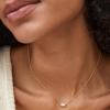 Kendra Scott Mini Elisa 14k Gold-Plated Satellite Short Pendant Necklace, Fashion Jewelry for Women(GOLD – PINK OPALITE CRYSTAL)