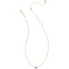 Kendra Scott Mini Elisa 14k Gold-Plated Satellite Short Pendant Necklace, Fashion Jewelry for Women(GOLD – TURQUOISE)
