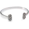 Kendra Scott Elton Cuff Bracelet for Women, Fashion Jewelry(RHODIUM – PLATINUM DRUSY)
