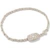 Kendra Scott Grayson Crystal Stretch Bracelet, Fashion Jewelry for Women(RHODIUM – WHITE CRYSTAL)