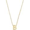 Kendra Scott Letters A-Z Pendant Necklace for Women, Fashion Jewelry, 14k Gold-Plated Brass(Letter B)