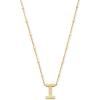 Kendra Scott Letters A-Z Pendant Necklace for Women, Fashion Jewelry, 14k Gold-Plated Brass(Letter I)