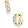 Kendra Scott Mikki Pave Huggie Earrings, Fashion Jewelry For Women(GOLD)