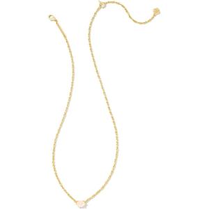 Kendra Scott Cailin Pendant Necklace, Fashion Jewelry for Women(GOLD – CHAMPAGNE OPAL CRYSTAL)