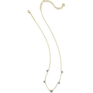 Kendra Scott Lillia Crystal Strand Necklace, Fashion Jewelry for Women(GOLD – BLUE CRYSTAL)