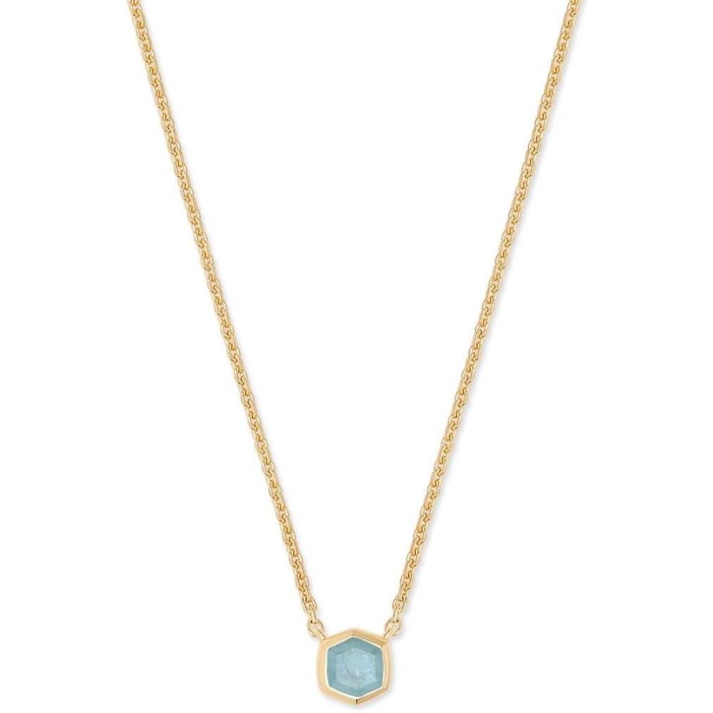 imageKendra Scott Davie Pendant Necklace in Sterling Silver Fine Jewelry for Women18K GOLD VERMEIL AQUAMARINE