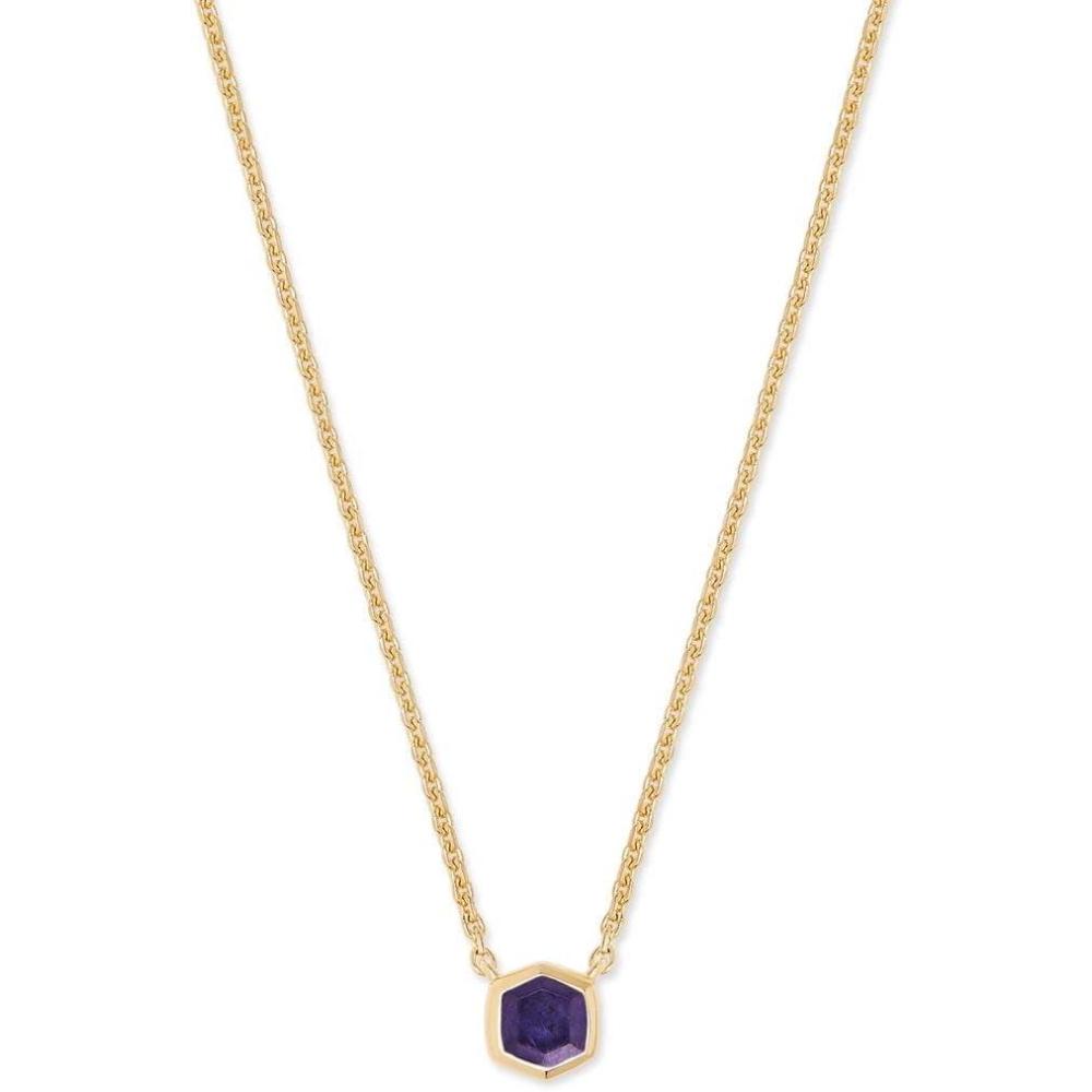 imageKendra Scott Davie Pendant Necklace in Sterling Silver Fine Jewelry for Women18K GOLD VERMEIL BLUE IOLITE