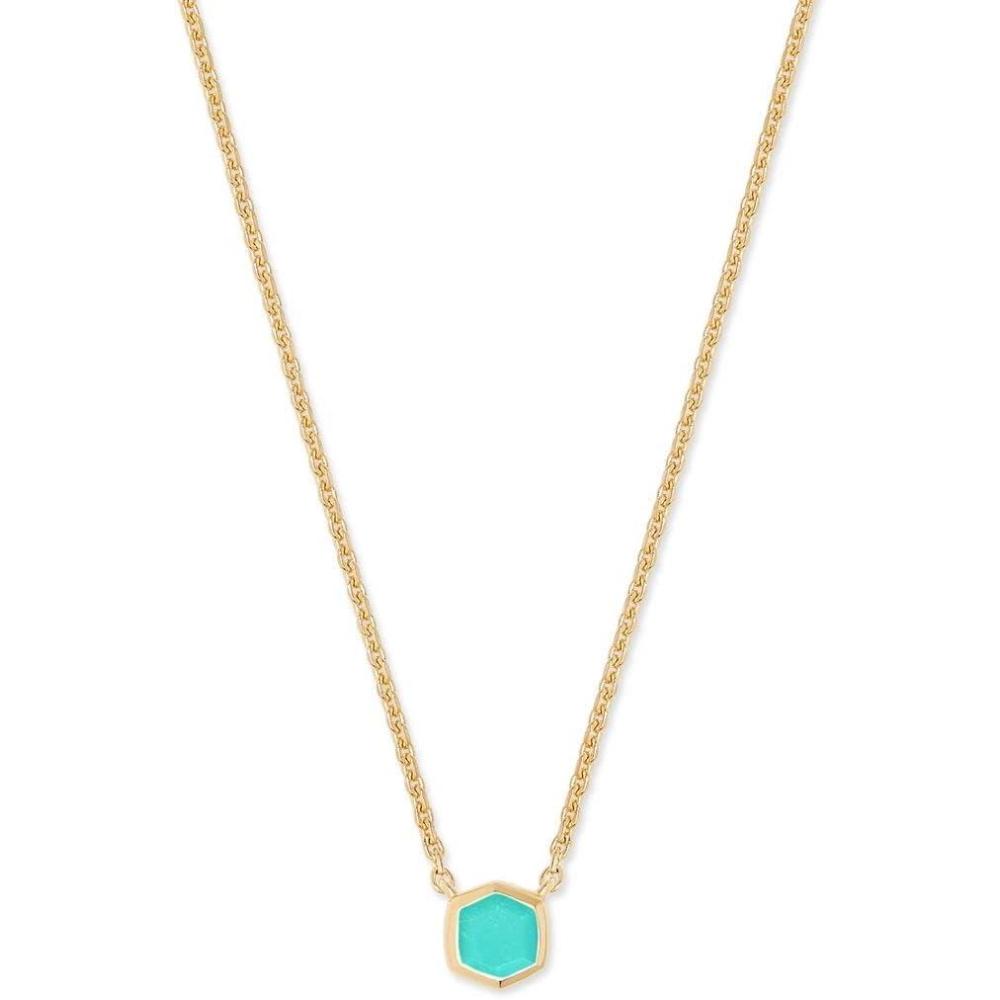 imageKendra Scott Davie Pendant Necklace in Sterling Silver Fine Jewelry for Women18K GOLD VERMEIL CHRYSOPRASE