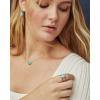Kendra Scott Lee Drop Earrings in Sterling Silver, Fine Jewelry for Women(TURQUOISE MAGNESITE)