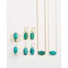 Kendra Scott Lee Drop Earrings in Sterling Silver, Fine Jewelry for Women(TURQUOISE MAGNESITE)