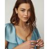 Kendra Scott Ellie Earrings, Fashion Jewelry for Women(GOLD – IRIDESCENT DICHROIC GLASS)