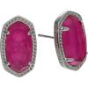 Kendra Scott Ellie Earrings, Fashion Jewelry for Women(RHODIUM – AZALEA ILLUSION)