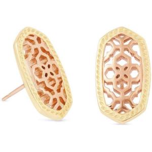 Kendra Scott Ellie Earrings, Fashion Jewelry for Women(GOLD – ROSE GOLD METAL)