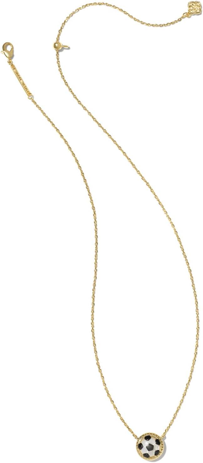 imageKendra Scott Soccer Short Pendant Necklace Fashion Jewelry for WomenGOLD