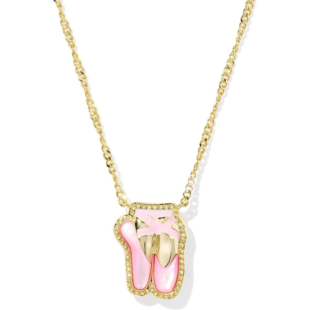 imageKendra Scott Ballet Short Pendant Necklace Fashion Jewelry for WomenBLUSH MOTHER OF PEARL