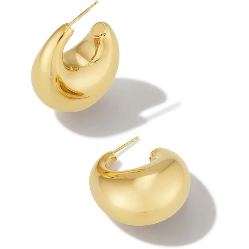 imageKendra Scott Raylyn Hoop Earring 18k Gold Vermeil