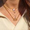 Kendra Scott Baseball Short Pendant Necklace, Fashion Jewelry for Women(GOLD)