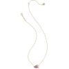 Kendra Scott Cheer Short Pendant Necklace, Fashion Jewelry for Women(Purple Mother Of Pearl)