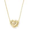 Kendra Scott Dolly Parton Ari Heart Short Pendant Necklace, Fashion Jewelry for Women(LIGHT PINK DRUSY)