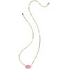 Kendra Scott Elisa Enamel Frame Paperclip Necklace, Fashion Jewelry for Women(BRIGHT PINK ILLUSION)