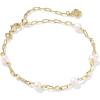 Kendra Scott Ashton Delicate Chain Bracelet, Fashion Jewelry for Women(FRESHWATER CULTURED PEARL)