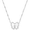 Kendra Scott Haley Bow Short Pendant Necklace, Fashion Jewelry for Women(RHODIUM – IVORY MOTHER OF PEARL)
