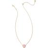 Kendra Scott Brynne Shell Short Pendant Necklace, Fashion Jewelry for Women(BLUSH MOTHER OF PEARL)