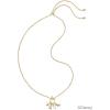 Kendra Scott Disney Princess Charm Pendant Necklace in White Mix, 14k Gold-Plated Brass, Fashion Jewelry for Women