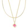 Kendra Scott Joelle Multi Strand Necklace, Fashion Jewelry for Women(AZALEA ILLUSION)