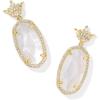 Kendra Scott Disney Dana Princess Drop Earrings, Fashion Jewelry for Women(GOLD – IVORY MOTHER OF PEARL)