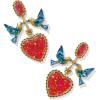 Kendra Scott x Disney Snow White Heart Statement Earrings, 14K Gold-Plated, Fashion Jewelry for Women