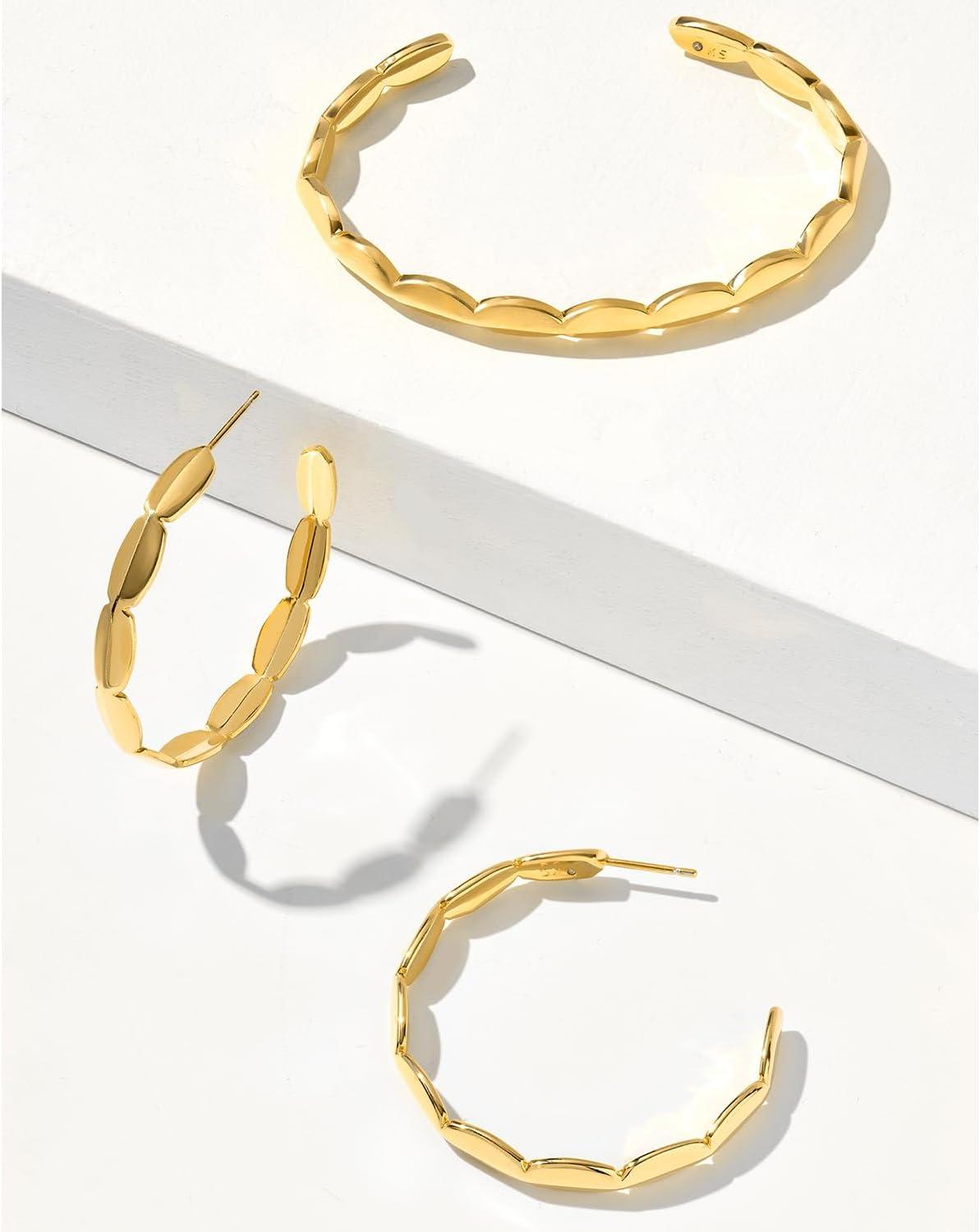 imageKendra Scott Brooke Cuff Bracelet Fashion Jewelry for WomenRHODIUM