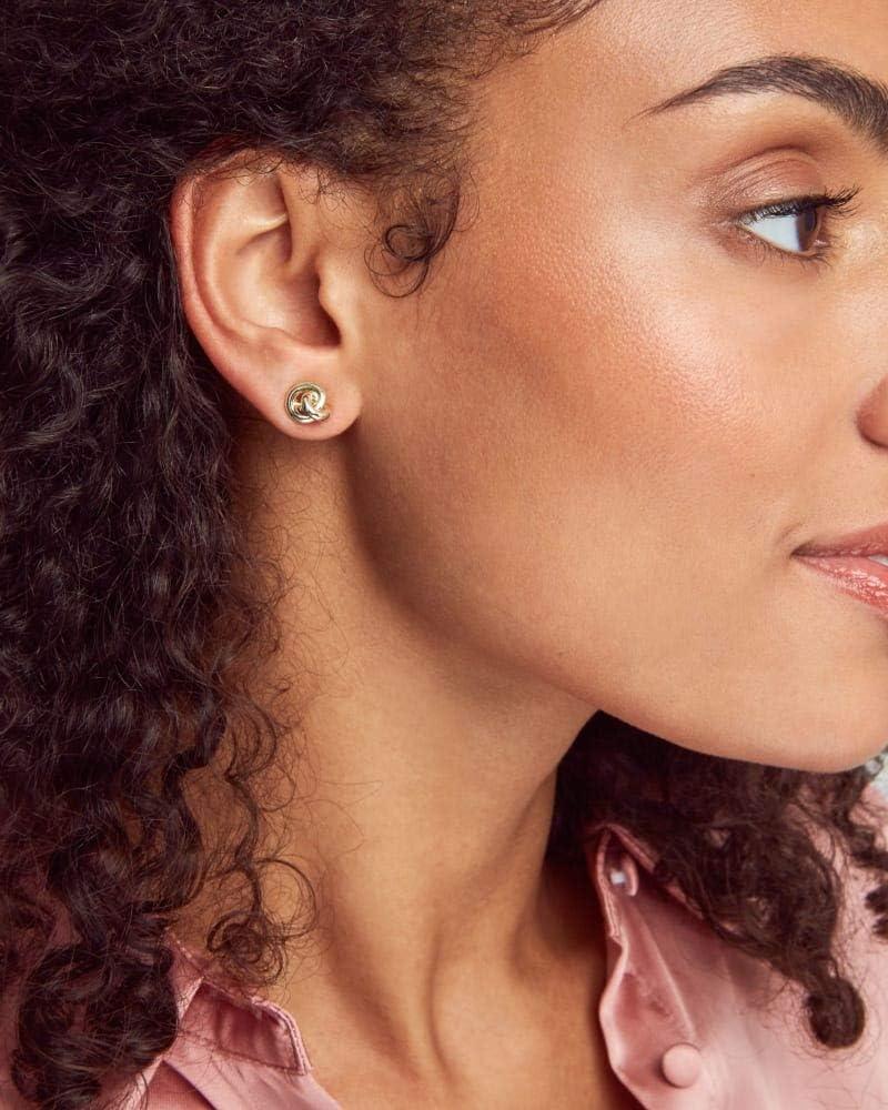 imageKendra Scott Presleigh Stud EarringsBRIGHT SILVER BRIGHT SILVER METAL