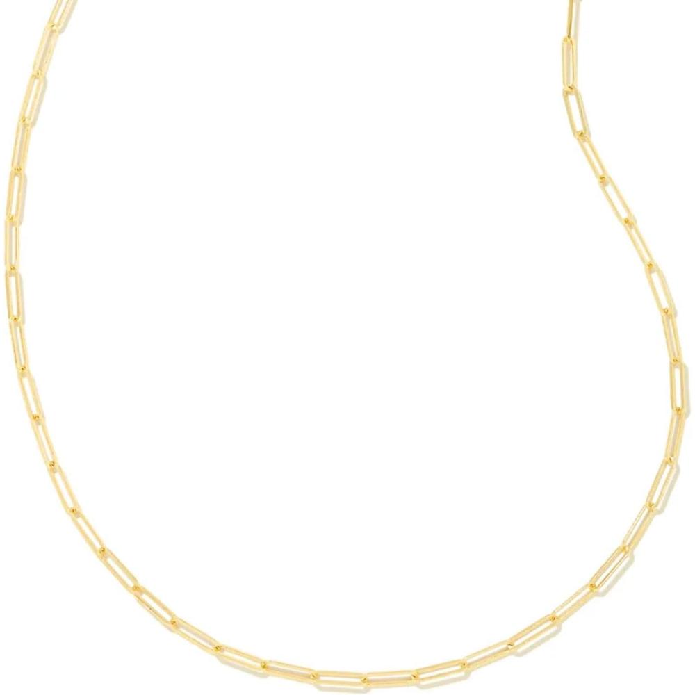 imageKendra Scott Courtney Paperclip Necklace Fashion Jewelry for WomenGOLD