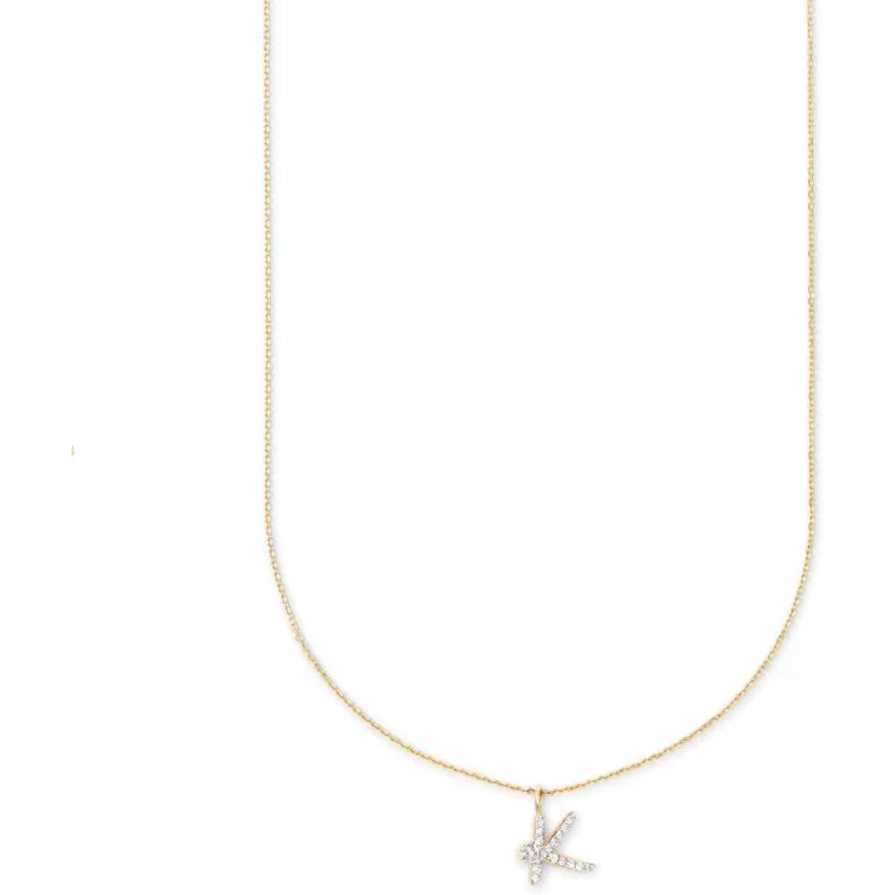 imageKendra Scott Diamond Letter AZ Pendant Necklace Fine Jewelry For WomenLETTER K